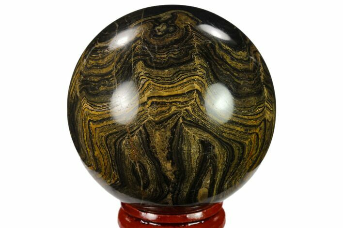 Polished Stromatolite (Greysonia) Sphere - Bolivia #134733